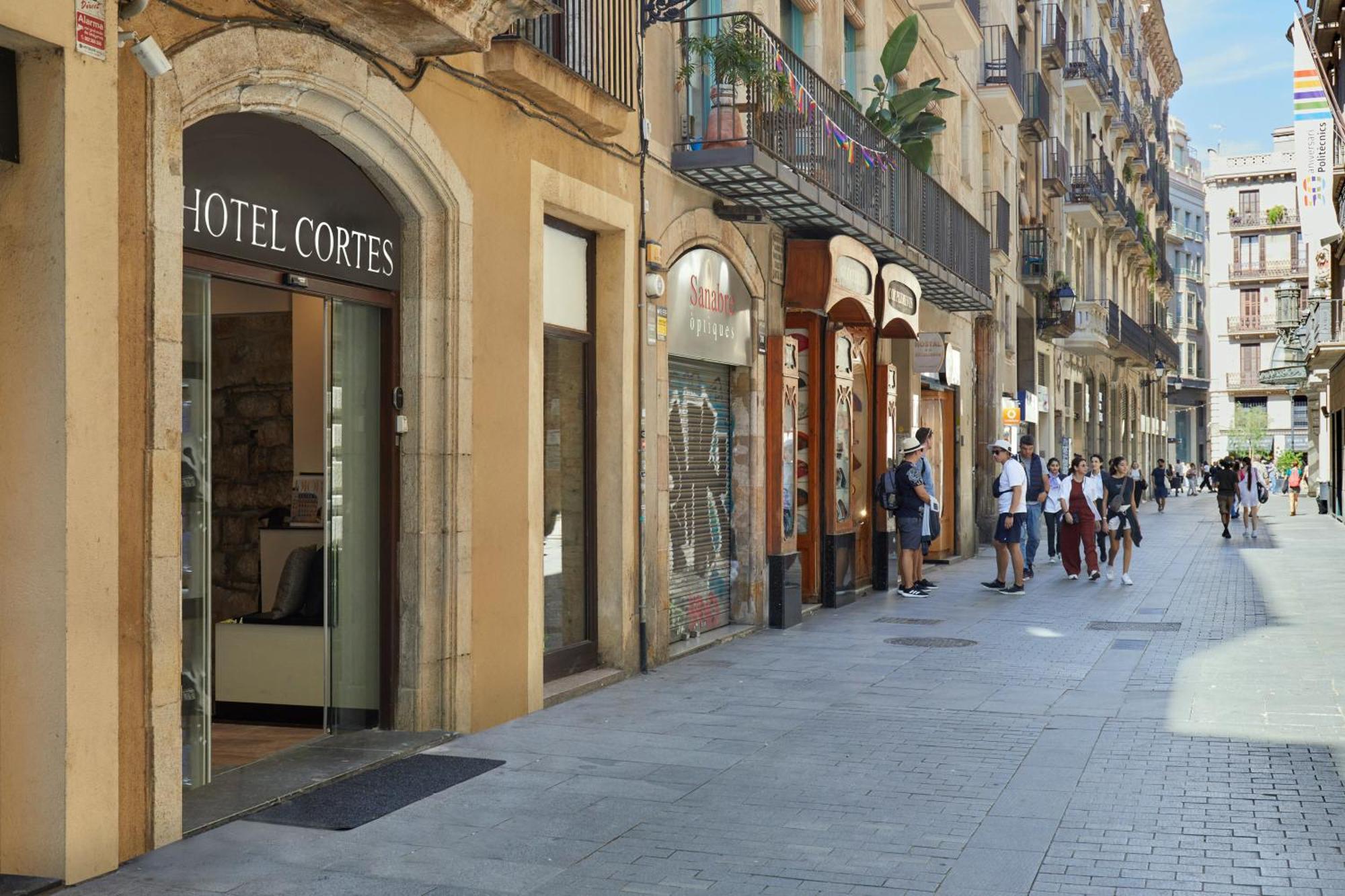 Hotel Cortes Rambla Barcelona Kültér fotó